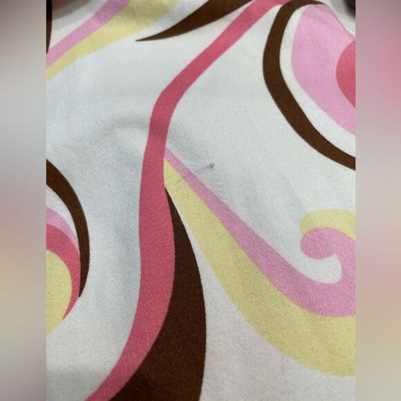 Harvé Benard Groovy 70s Swirl Pattern Women’s Blazer Jacket Size S Approx - Picture 5 of 6